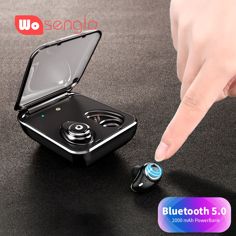 

Bluetooth 5.0 earphones 3D Stereo wireless headphones Hifi Sound in ear Earbud IPX7 Waterproof Headset For iPhone X Siri Sony LG
