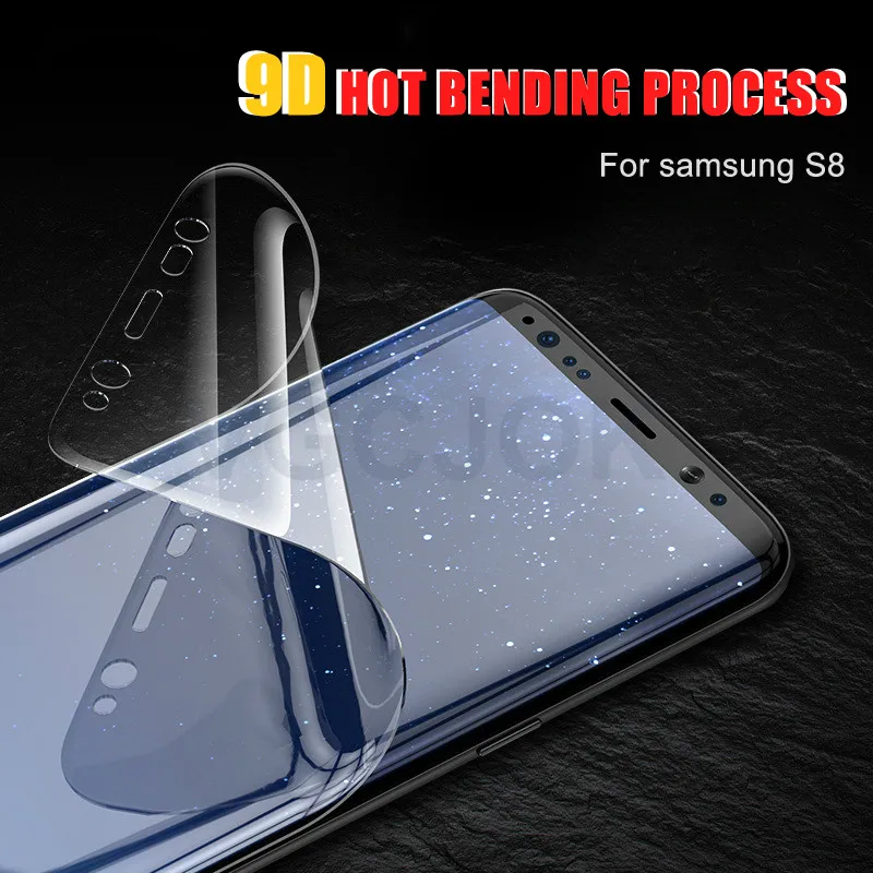 Screen Protector For Samsung Galaxy S9 S8 Plus S7 Edge Note 8 9 Screen Protector Samsung A6 A8 Plus 2018 Soft Film Full Cover