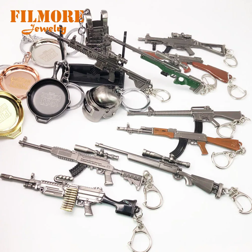 12 cm PUBG Airdrop francotirador del arma AWM modelo Llaveros juguetes pistola Rifle Llaveros Chaveiro Sleutelhanger 12 cm PUBG Airdrop francotirador del arma AWM modelo Llaveros juguetes pistola Rifle Llaveros Chaveiro Sleutelhanger