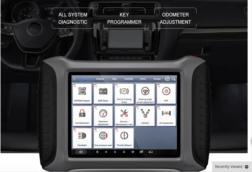 XTOOL A80 с Bluetooth/WiFi Full Системы автомобиль автомобильные инструменты для диагностики OBDII Инструменты для ремонта автомобилей программирования транспортного средства/Настройка счетчика пробега