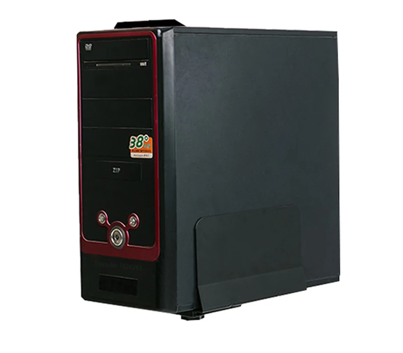  Universal PC Case Holder Under Desk Wall Side CPU Stand Adjustable Computer Mainframe Hanger Host B