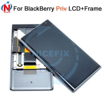 

100% Original For BlackBerry Priv LCD Display Touch Screen Digitizer Assembly With Frame Replacement Parts free shipping