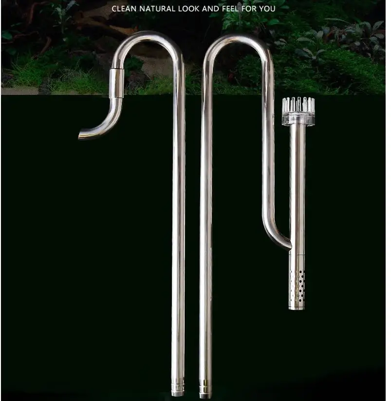 

Stainless steel Water Inlet And Outlet Pipe Of Fish Tank Filter Barrel With Oil Remover High Standard 304 StainlessSteel Artwork