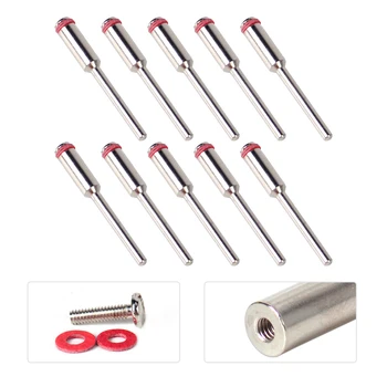 

LETAOSK 10x 2.35mm Shank Mandrel Diamond Grinding Cut-off Wheel Holder for Rotary ToolAccessories
