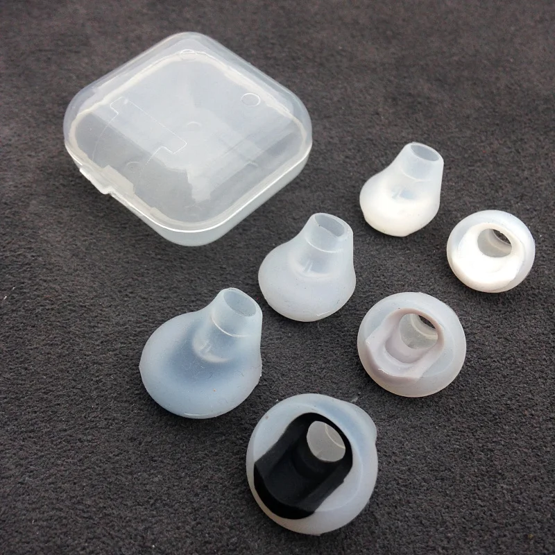 6pcs/3pairs In Ear Silicone Earphone covers Earbuds Ear pads Cups Caps