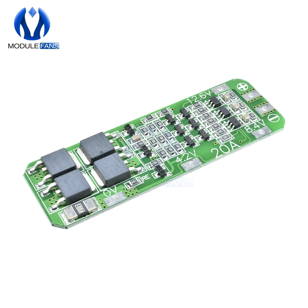 

5PCS 3 Serail 3S 20A Li-ion Lithium Battery 18650 Charger Protection Board Module PCB BMS 12.6V Cell
