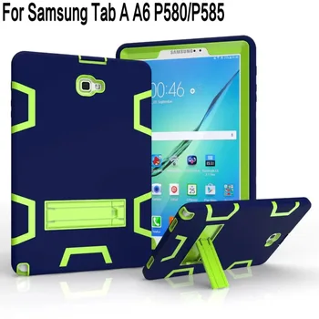 

Heavy Duty Hybrid Silicone Drop-proof Cover for Samsung Galaxy Tab A A6 With S Pen P580 P585 10.1" Tablet Funda Case+Film+Pen