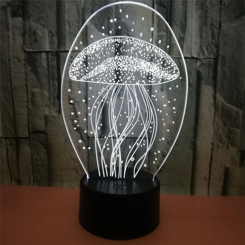 Jellyfish 3D night light (7)