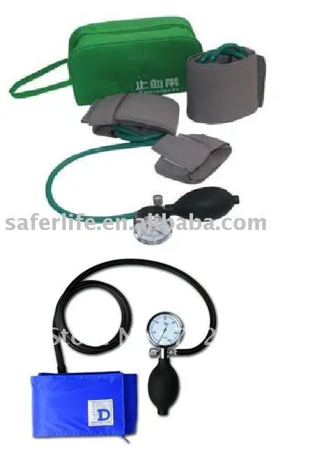 

First aid Pneumatic tourniquet medical blood pressure monitor