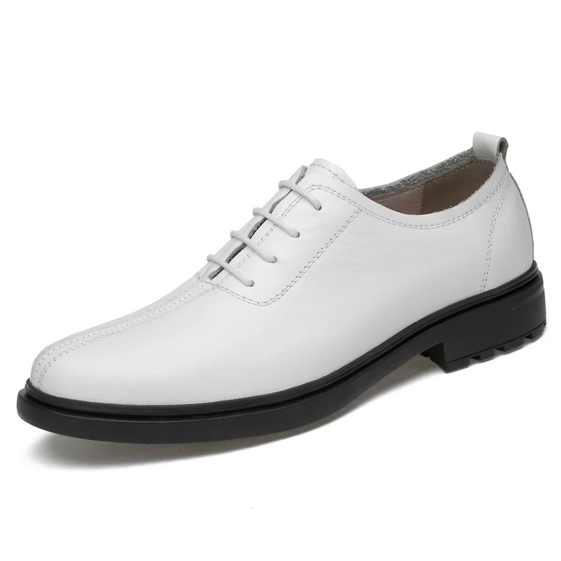 

Business Formal Shoes Men Male Genuine Leather Shoes Lace Up Gentleman Mocassins Soft Breathable Office Business Casual Flts