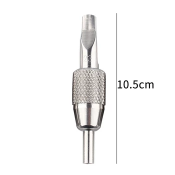 

NEW-1Pcs Tattoo Handle 23Ft Stainless Steel Tattoo Row Handle Stainless Steel One Handle Tattoo Machine Handle