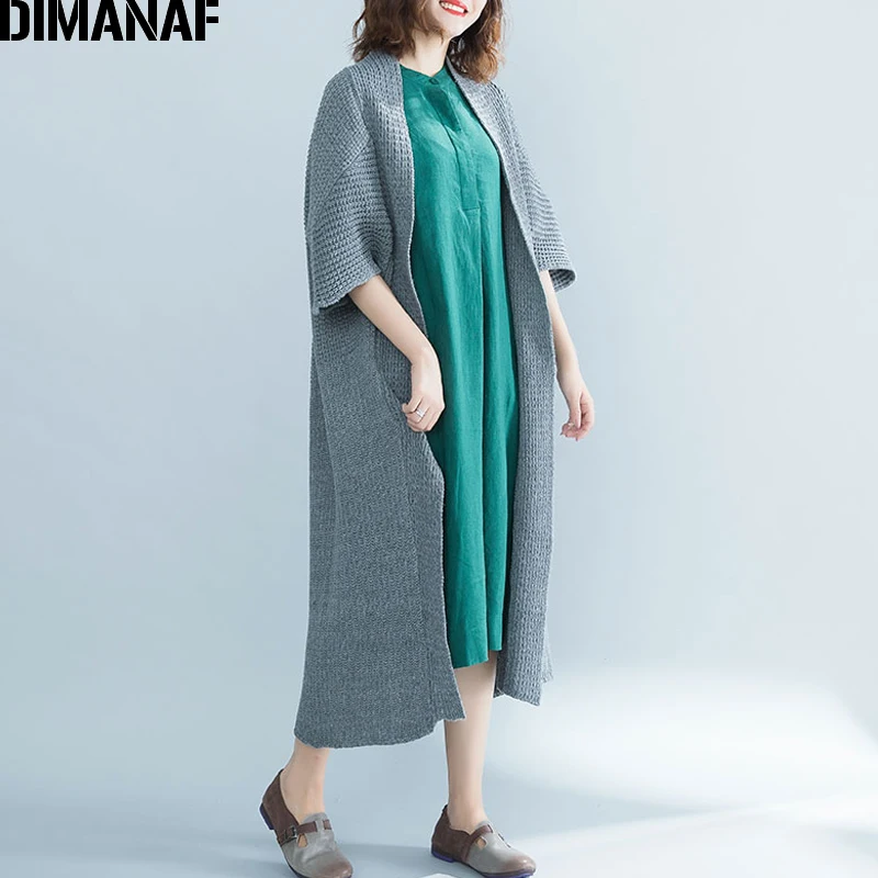 Dimanaf женский длинный женские элегантные платья винтажные Vestidos плюс размер хлопок