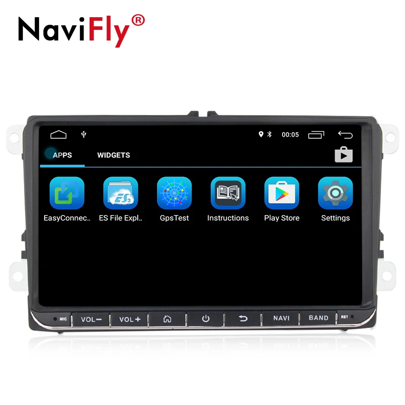 Flash Deal Android HD1024*600 Car GPS Navigation for Volkswagen Skoda Octavia golf 5 6 touran passat B6 polo tiguan multimedia player radio 2