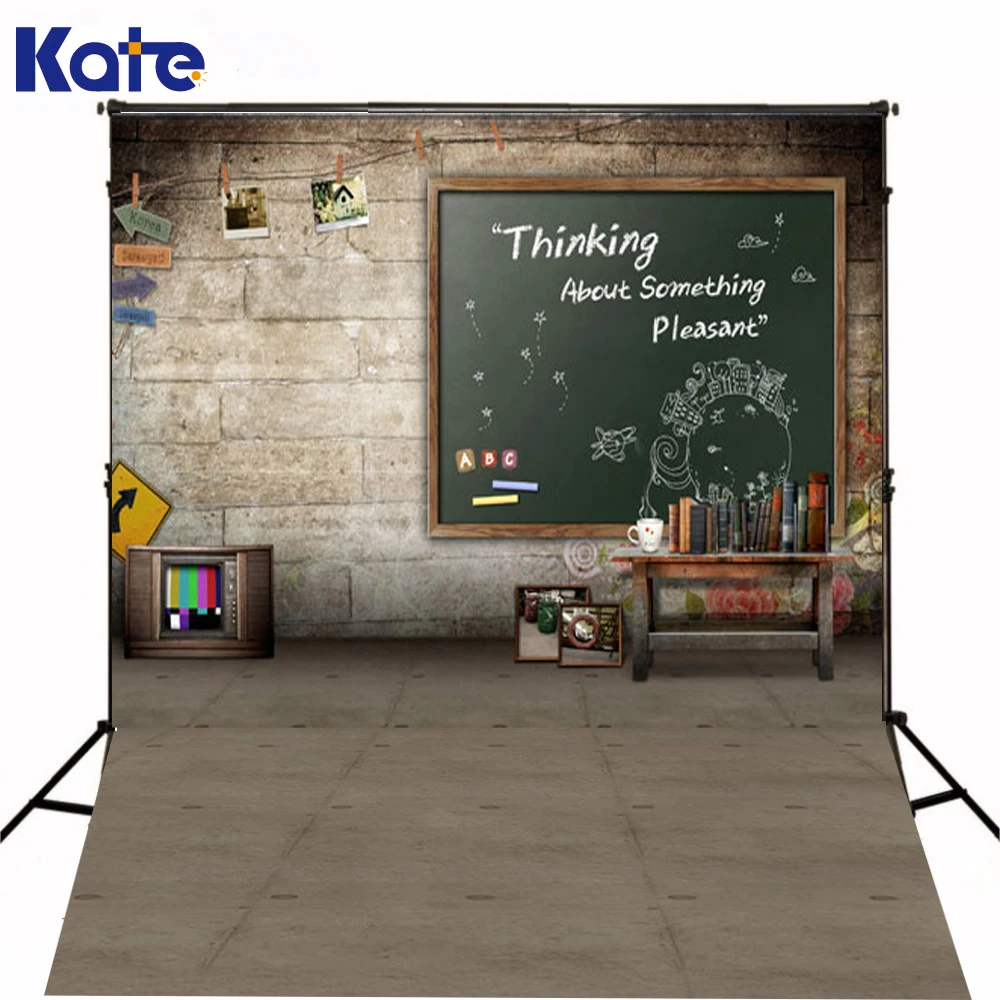 

10*6.5Feet(300*200Cm) Photography Backdrops Blackboard Books Photo Scenic Photography Backdrops For Children Photo Backdrops