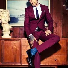 Последние конструкции пальто брюки бордовый Свадебный костюм для мужчин вечерние классические узкие костюмы индивидуальный заказ смокинг 2 шт. Vestidos S
