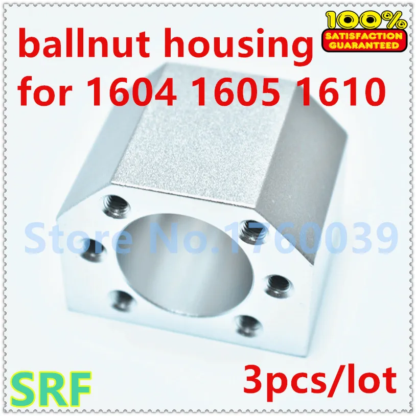 Free shipping 3pcs/lot Aluminium Alloy 1605 Ball nut housing bracket holder for SFU1604 SFU1605 SFU1610 Ball screw Free shipping 3pcs/lot Aluminium Alloy 1605 Ball nut housing bracket holder for SFU1604 SFU1605 SFU1610 Ball screw