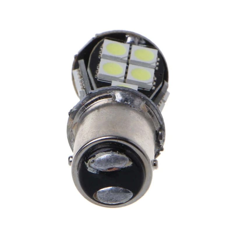 Белый CANBUS 1157 BAY15D 21 светодиодный 5050 SMD P21/5 Вт стоп сигнал задний фонарь лампа