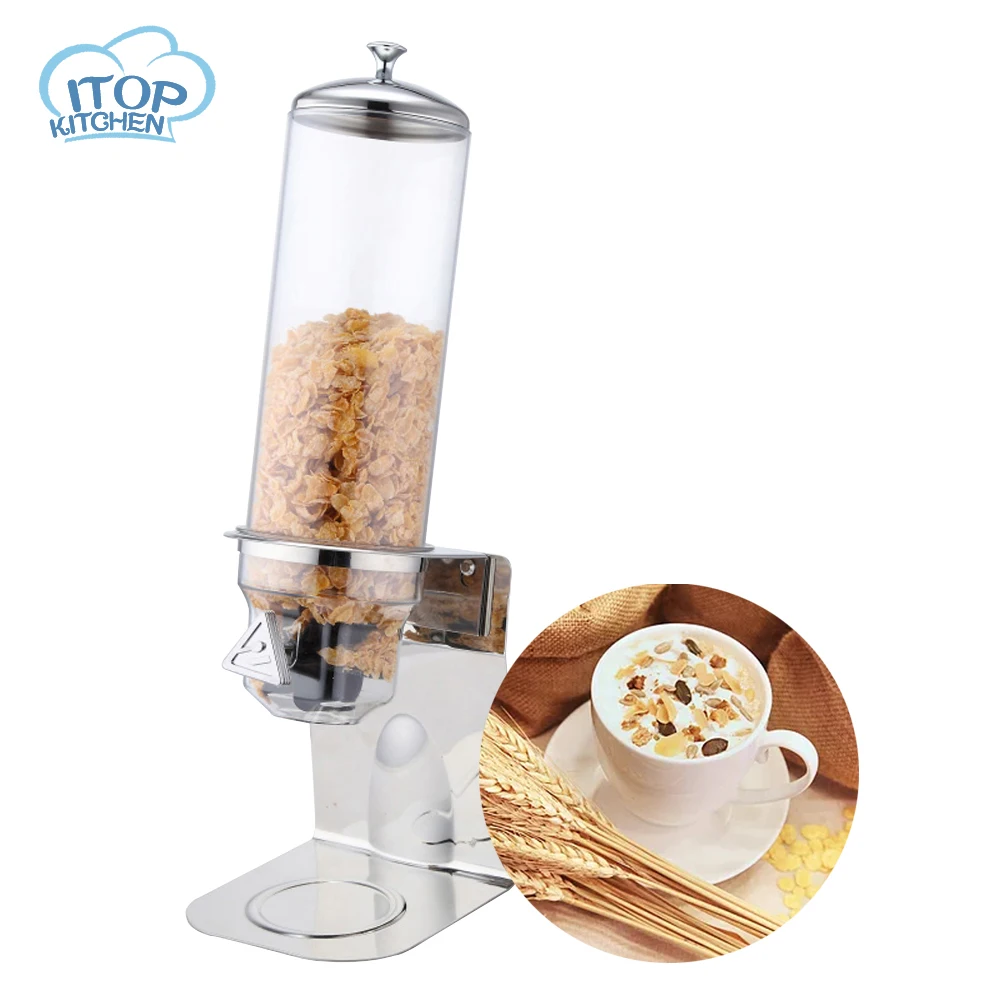 

3 Kinds Dry Dispenser Cereal Drums Grain Storage Tank Dual Dried Fruit Snacks Tank Buggy Bag Dog Cat Food Storage Tank 4L Each