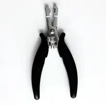 Термостойкий клей предварительно скрепленные щипцы для вытягивания волос/пряди на клипсах щипцы для наращивания волос никелевый сплав