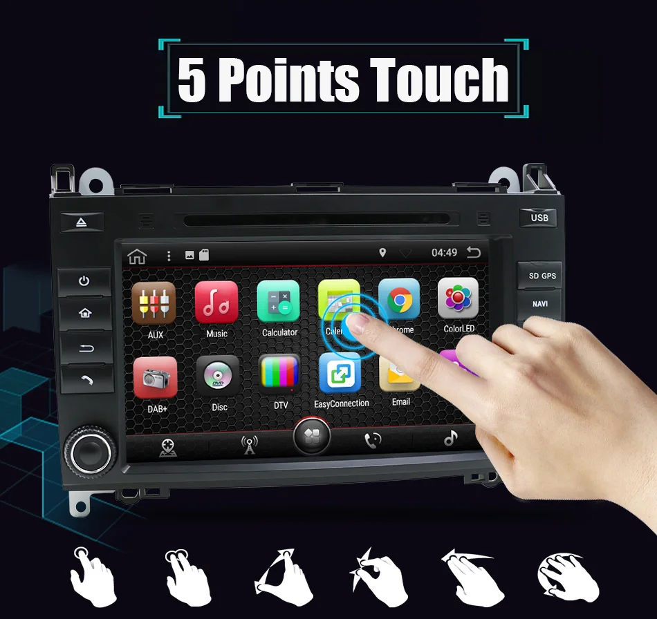 Best Eunavi Android 9.0 2din Auto Car Radio DVD Multimedia For Mercedes Benz B200 A B Class W169 W245 Viano Vito W639 Sprinter W906 6 Best Eunavi Android 9.0 2din Auto Car Radio DVD Multimedia For Mercedes Benz B200 A B Class W169 W245 Viano Vito W639 Sprinter W906 6