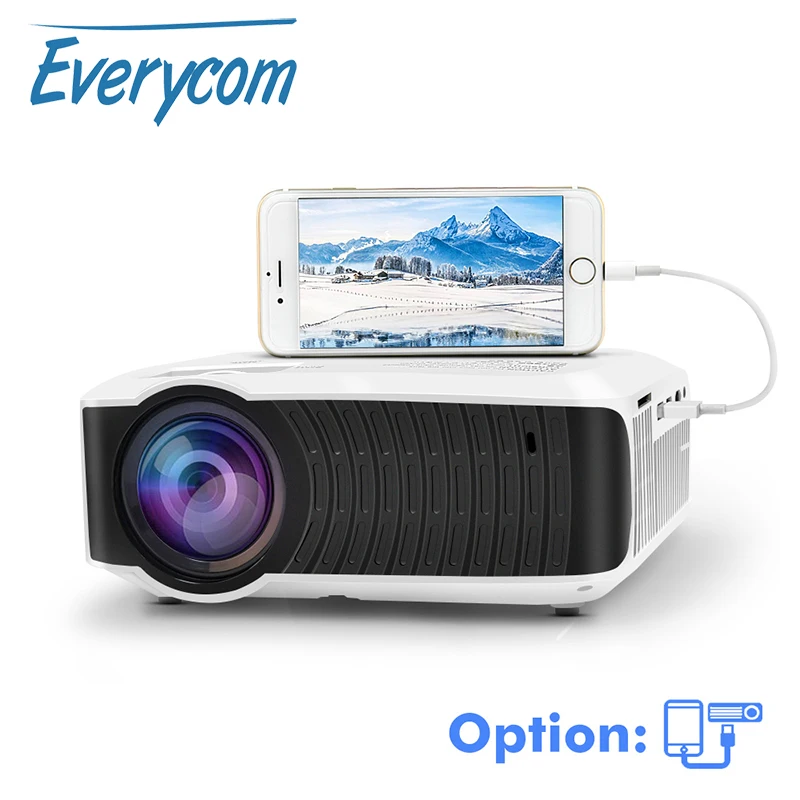 Everycom T4 جهاز عرض صغير الأصلية 1280*720 HD LED الفيديو المحمولة المسرح المنزلي متعاطي المخدرات الخيار السلكية مزامنة عرض ل فون باد Everycom T4 جهاز عرض صغير الأصلية 1280*720 HD LED الفيديو المحمولة المسرح المنزلي متعاطي المخدرات الخيار السلكية مزامنة عرض ل فون باد