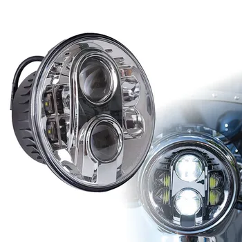 

Motorcycle 7" Led Headlight 80W 7 Inch Round Hi/Lo Beam Led Headlamp Bulb Driving Lights DRL Lighting for Motorcycle
