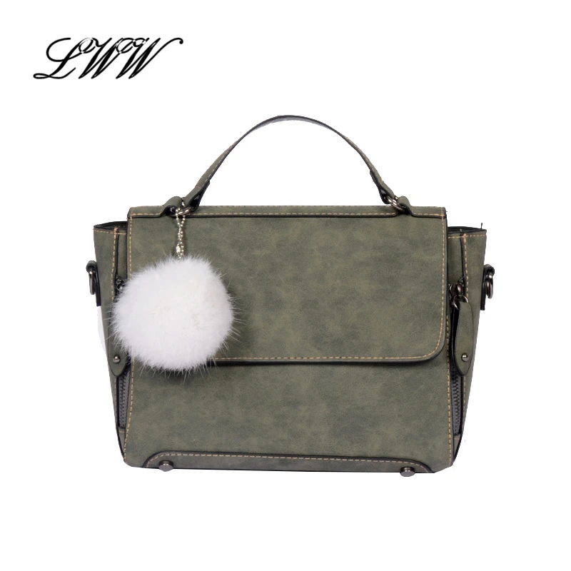 Fashion Trapeze PU Leather Bags Handbags Women Famous Brands Women Shoulder Bags Retro Designer Girl Crossbody