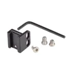 Adaptateur de montage de chaussure froide coudé à 90 degrés pour appareil photo DSLR, fixation à la Cage latérale et poignée de plaque de support en L avec vis de 1/4