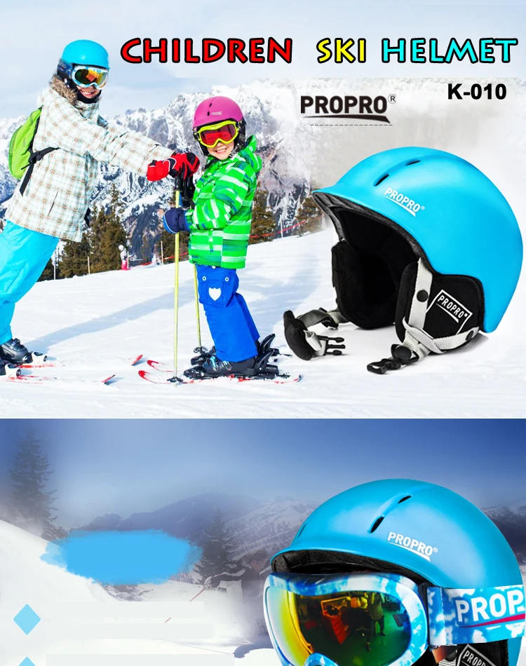 PROPRO 010 лыжный шлем Дети высокого качества PC+ EPS Сверхлегкий снег, катание на коньках Скейтборд лыжные шлемы