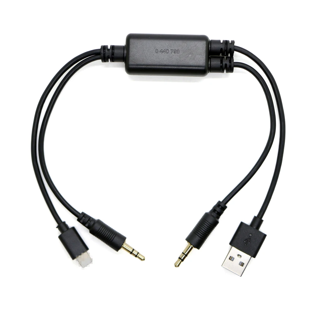 3.5mm Jack USB AUX Input Cable Adapter for BMW Mini Cooper For iPhone 5