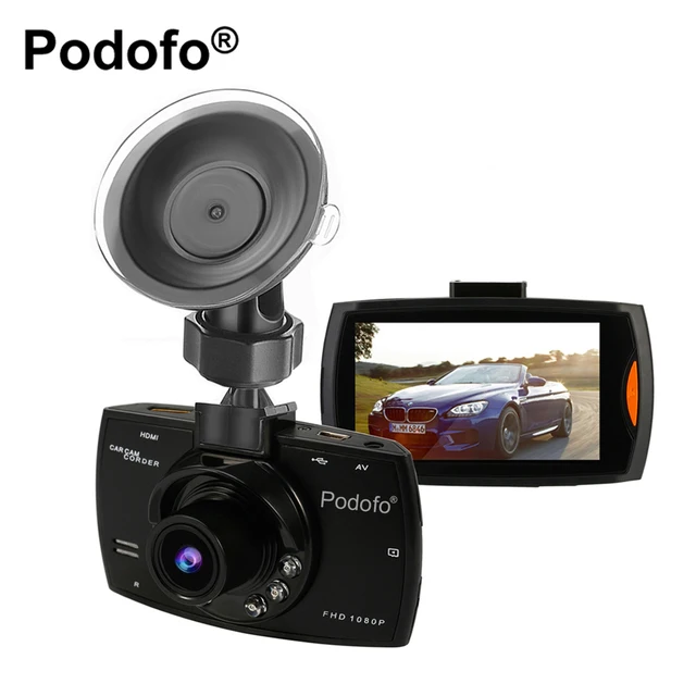 Оригинал podofo автомобильный видеорегистратор камеры g30 full hd 1080 P 140 степень Автомобильный Видеорегистратор Видеорегистраторы для Автомобилей Ночного Видения G-Sensor Тире Cam