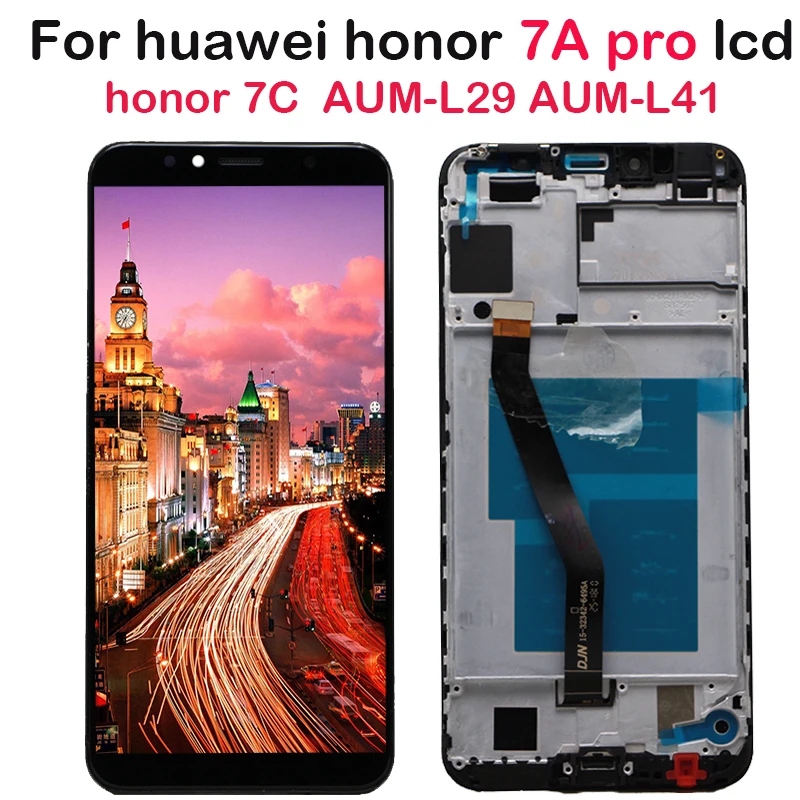 ЖК дисплей для HUAWEI Honor 7A pro с сенсорным экраном и дигитайзером в сборе сменный 5 7