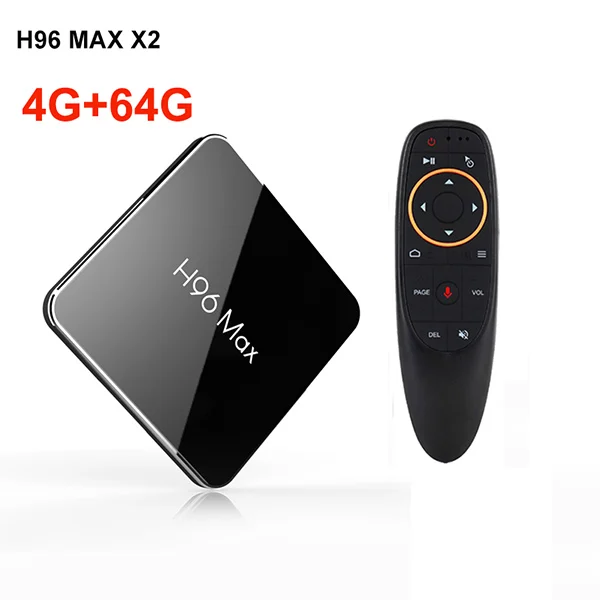 4gb 64gb H96 Max X2 Android 8,1 Amlogic S905X2 ТВ приставка 4 ГБ 32 ГБ 2,4G/5,8G wifi USB3.0 HDMI 2,1 H.265 4K умный медиаплеер Голосовое управление - Цвет: 4gb 64gb