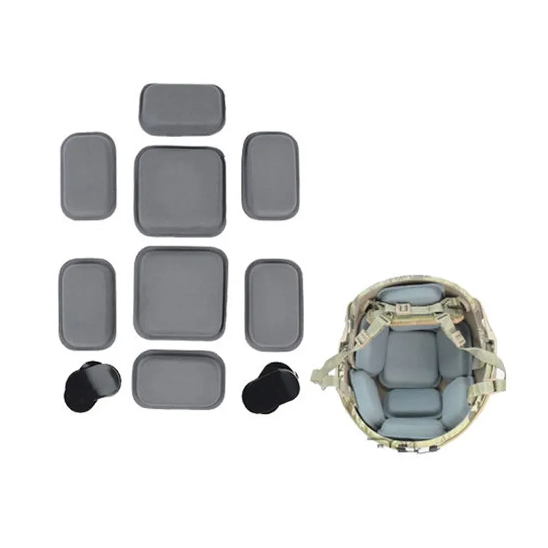 

FMA CP Style Helmet Protective Pad Tactical Paintball High Glutinosity Sticker Soft Pad Airsoft Helmet Cushion Pad Grey