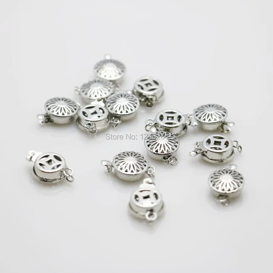 10 шт., 1 ряд,, металлические аксессуары, Серебряная пластина для самостоятельной обработки ожерелья и браслетов, детали для изготовления ювелирных изделий 12*4,6 мм
