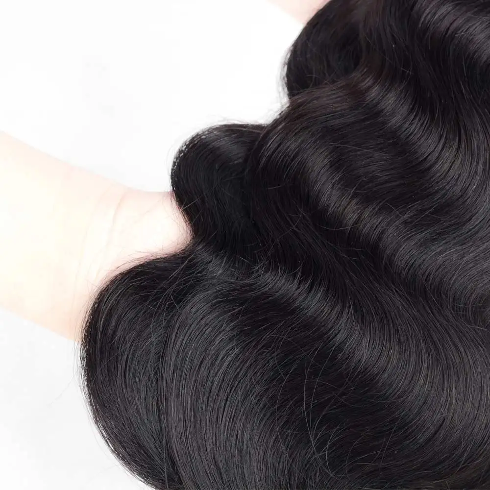 Uneed волосы индийские волнистые волосы 4 пучка/лот человеческие волосы плетение пучки 8-28 дюймов remy волосы для наращивания натуральный черный цвет
