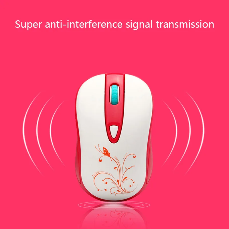 

4 Buttons Mute 2.4G USB Wireless Mouse Office Home Mice with Receiver for Laptop PC ING-SHIPPING