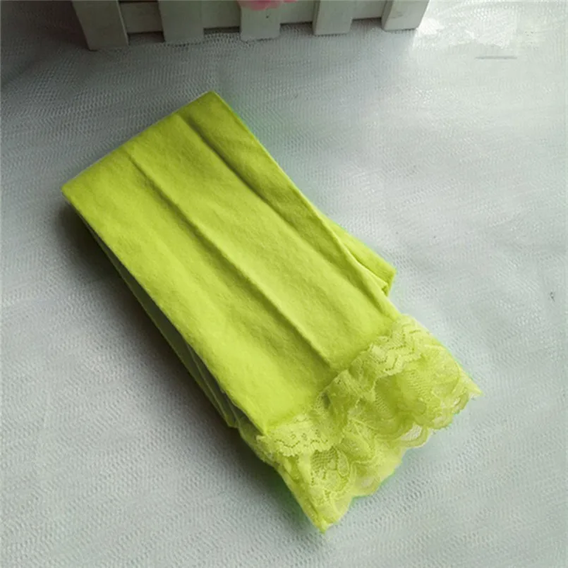 summer new Kids Girl leggings summer stretch Lace Leggings skinny capris Pants Candy color (13)