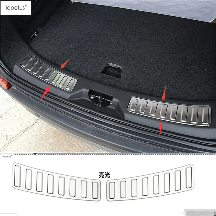 Lapetus Accessories Fit For Land Rover Discovery Sport 2015 2019 Rear Inner Bumper Protect Door
