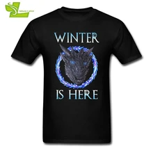 Winter Is Here Game Of Thrones Man T Shirt Fashion Summer Tops Men s Summer 100