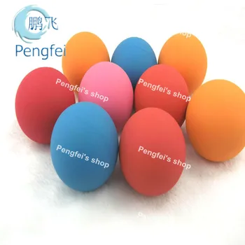 

Free shipping 5PCS 60mm hollow rubber balls for children non-professional racket ball