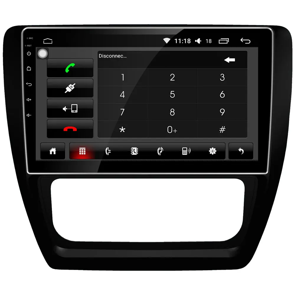 Excellent 10.1" IPS 4G DSP Carplay Android 8 Octa Core 4GB RAM 64GB ROM Car DVD Multimedia Player Stereo For Volkswagen Sagitar 2012-2018 3