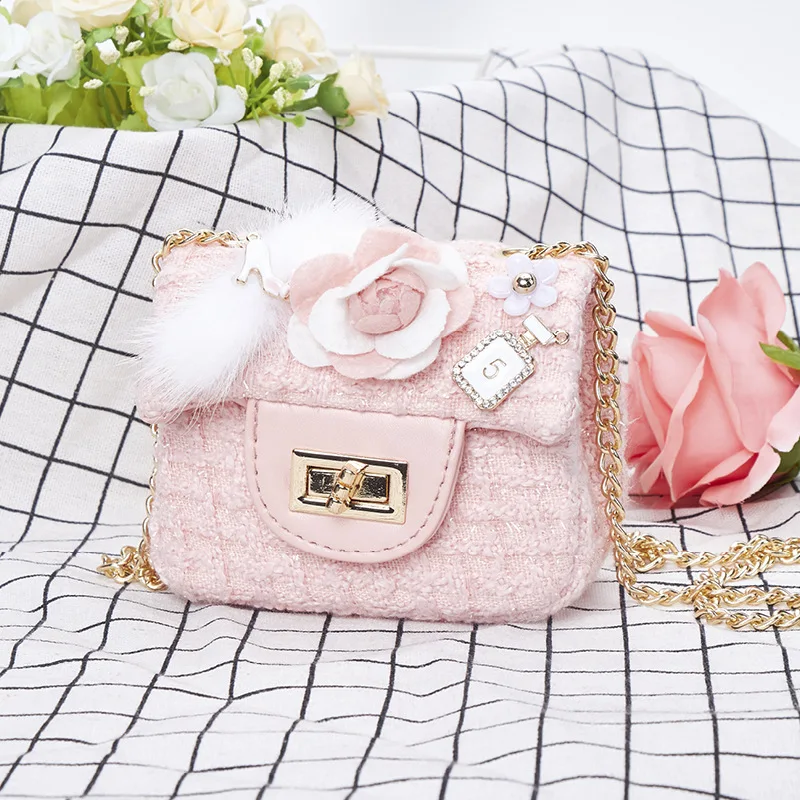 Koop Koreaanse Kinderen s Clutch Purse Leuke Kinderen Prinses Bloem Messenger Bag Baby Meisjes Mini Portemonnees Handtas Kid Cross Body Bags