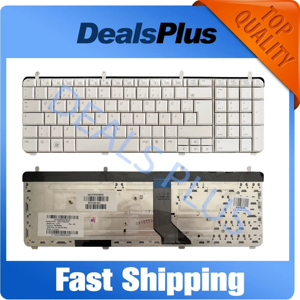 

KEYBOARD For HP DV7-2100 DV7-2000 AEUT5G00030 Tastatur GR German Keyboard