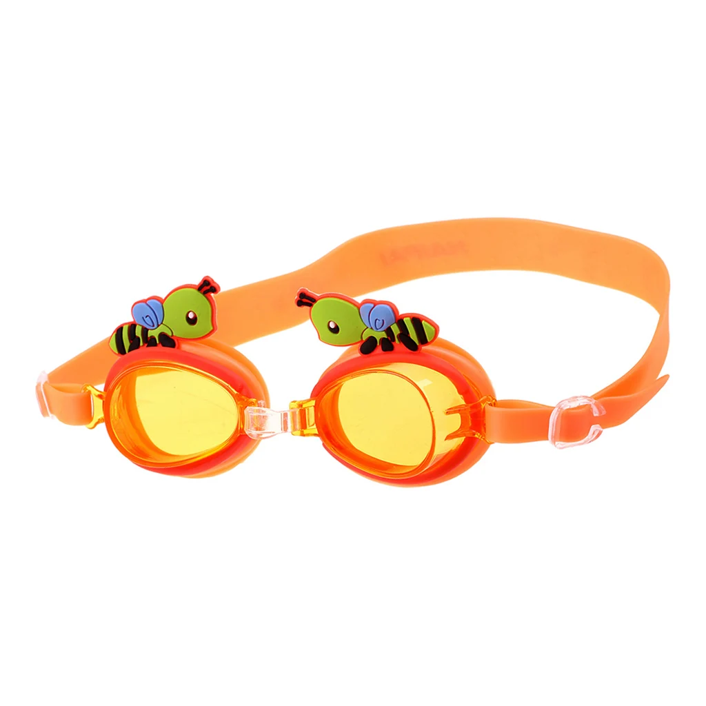 Детские очки для плавания, плавание ming очки с зажим для носа и прозрачный чехол для переноски Анти-туман, водостойкие очки для плавания
