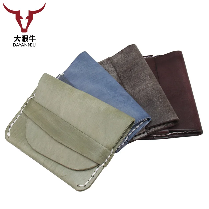 

Italy Handmade Cowhide coin purse Genuine leather Men's Wallet Restoring ancient ways men wallet (customise available)