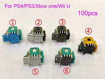

100PCS/Lot Original 3D Analog Stick Joystick Sensor Module Replacement For Playstation 4 PS4 Controller for PS3/Xbox One/Wiiu
