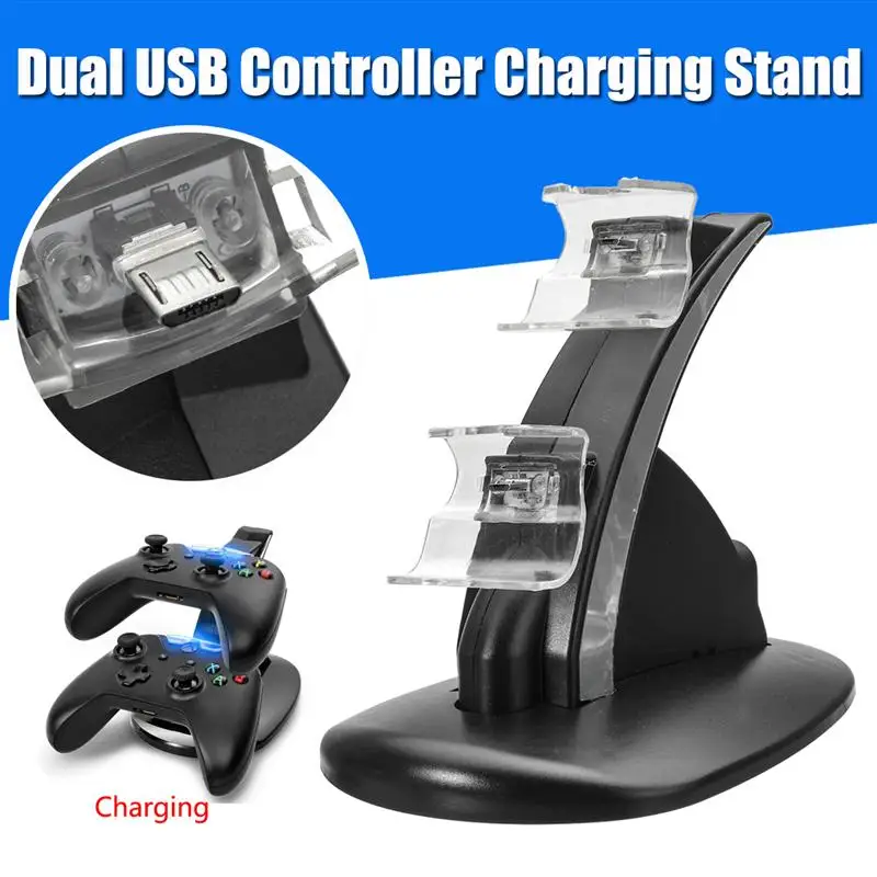 

Dual Micro USB Charging Dock for PS4 Double Game Handle Dual Charge Dock Stand for Sony Play Station PS4 Charger Controller