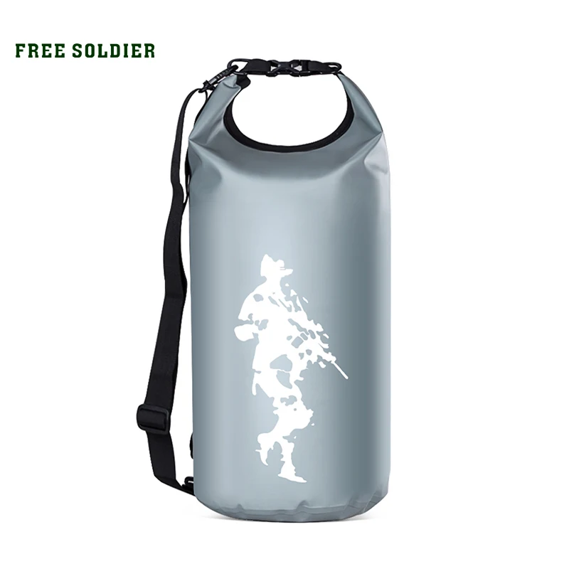 

FREE SOLDIER summer waterproof multi-function dry & wet separation bag portable portable swimming bag shoulder bucket bag