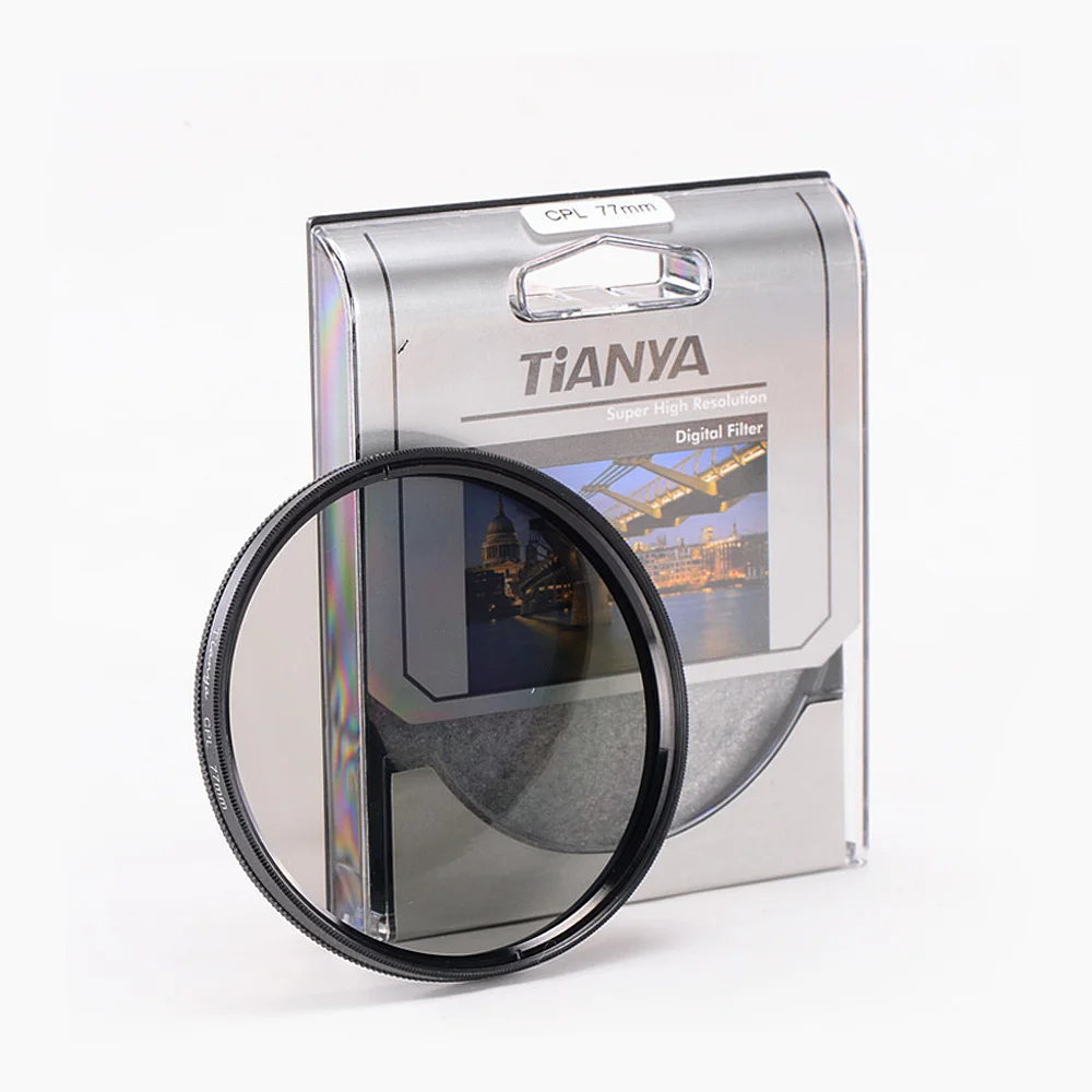 Tianya CPL 67 77 мм cpl круговой поляризатор с-поляризатор фильтр 37 40,5 43 49 52 55 58 62 72 82 мм солнцезащитные очки с-поляризованный фильтр